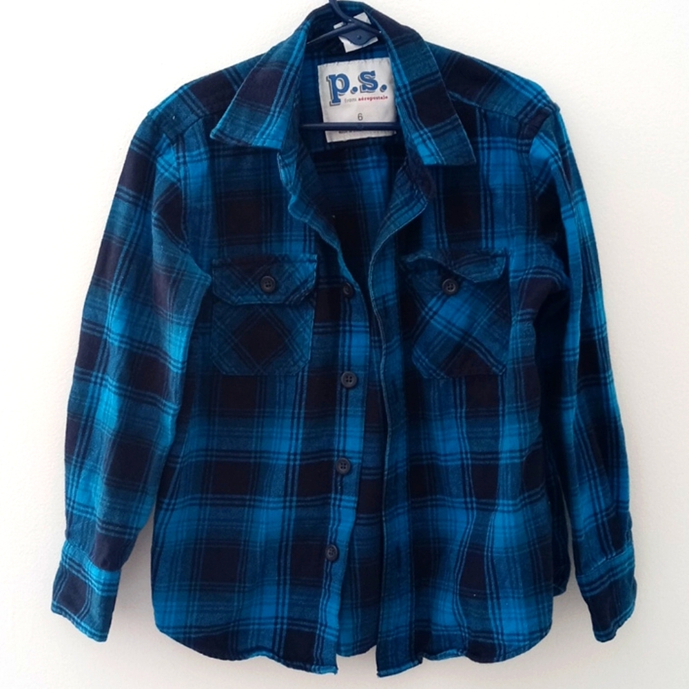 Plaid button down